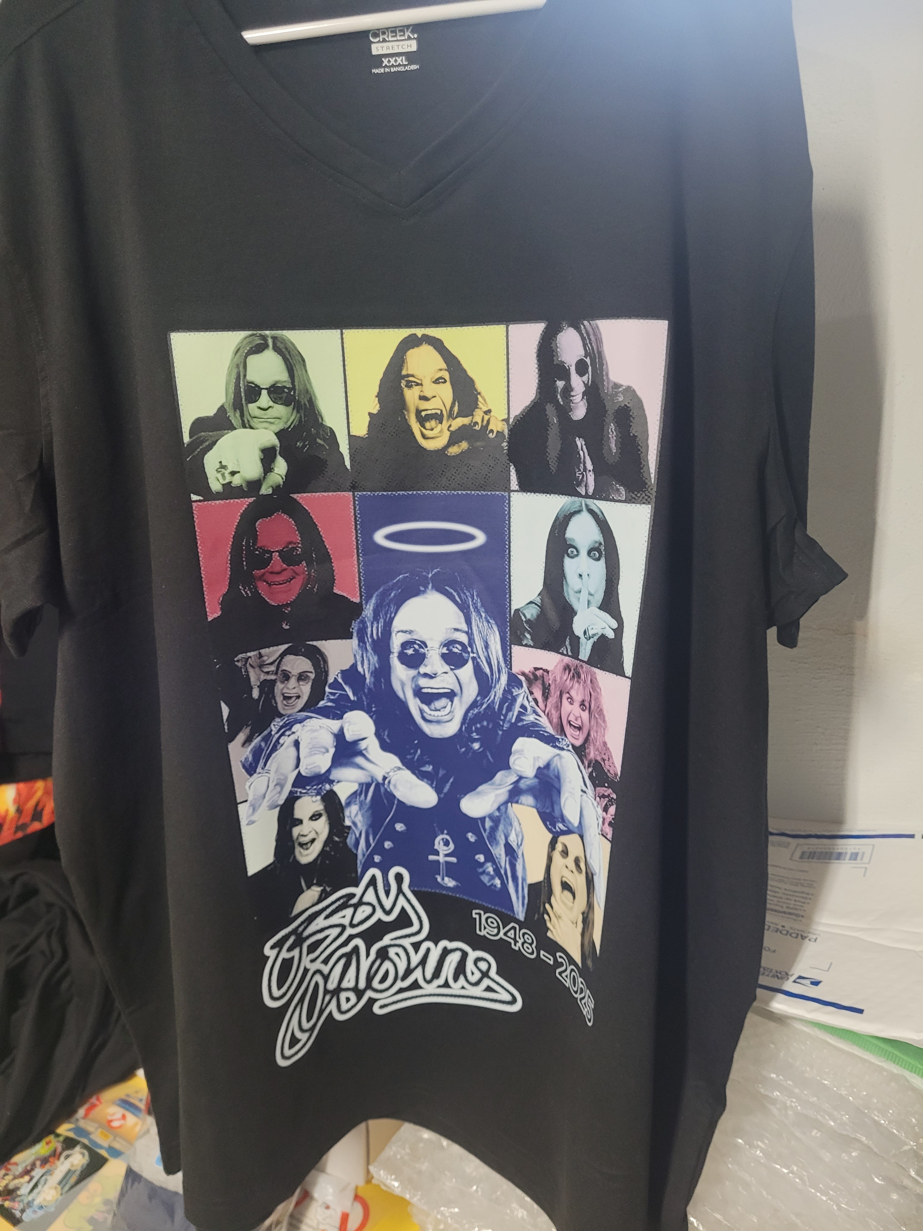 Cincinnati All-Stars Ozzy Osbourne Tribute Show Parkinsons Fundraiser Shirt