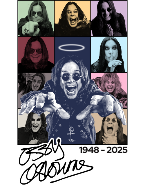 Cincinnati All-Stars Ozzy Osbourne Tribute Show Parkinsons Fundraiser Shirt
