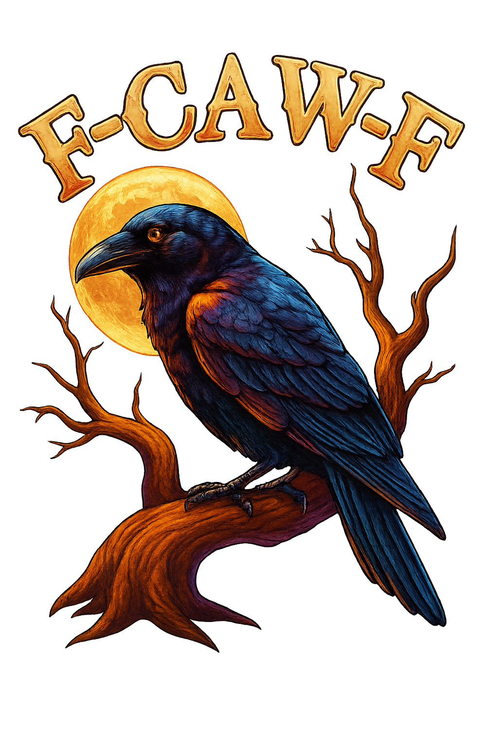 F Off Crow Short Sleeve Tee F-CAW-F