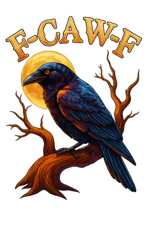 F Off Crow Short Sleeve Tee F-CAW-F