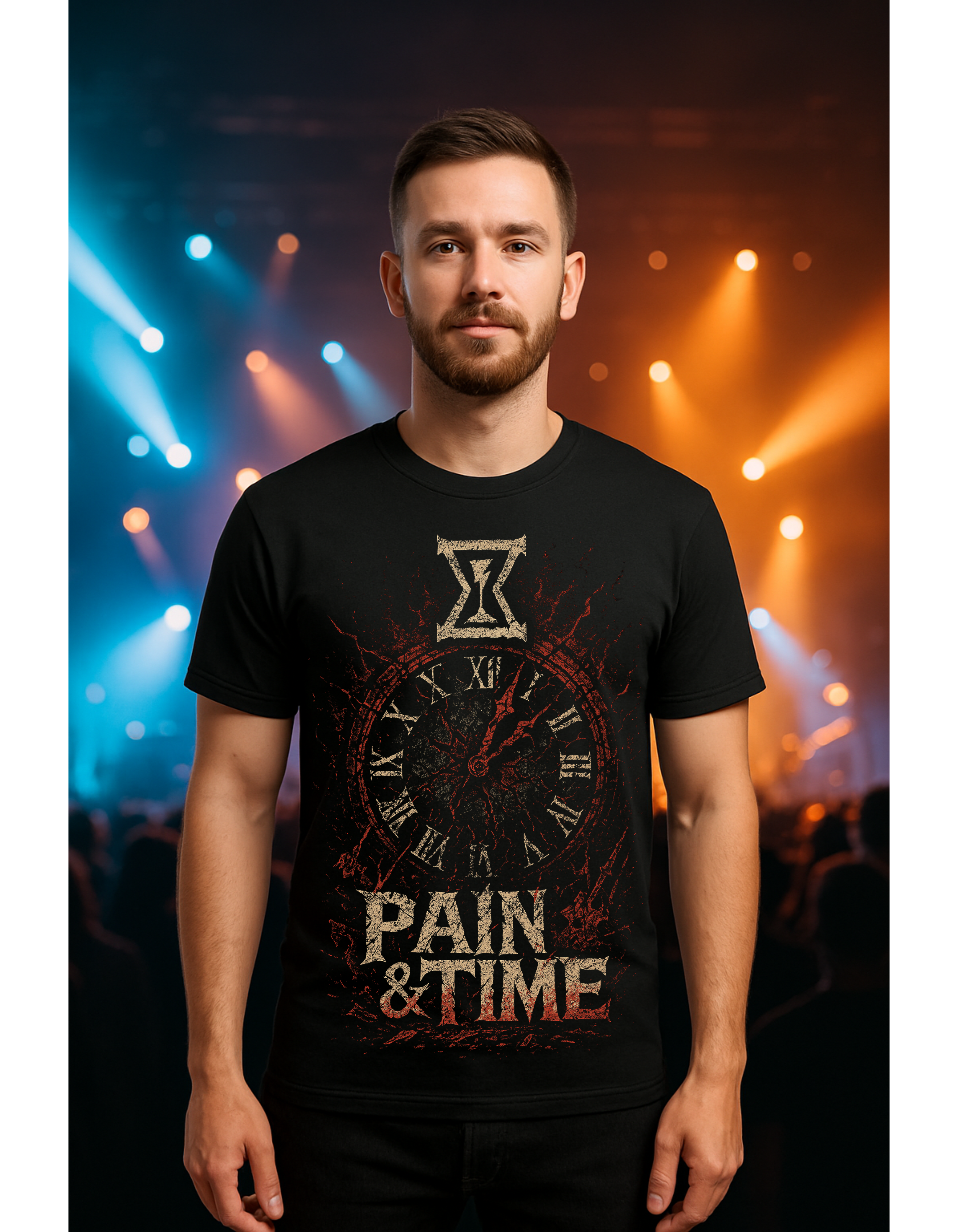 Pain and Time "Bloody Clock" shirt